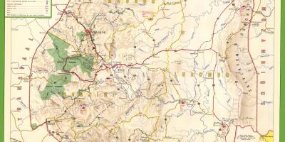 Մանրամասն քարտեզը Սվազիլենդի